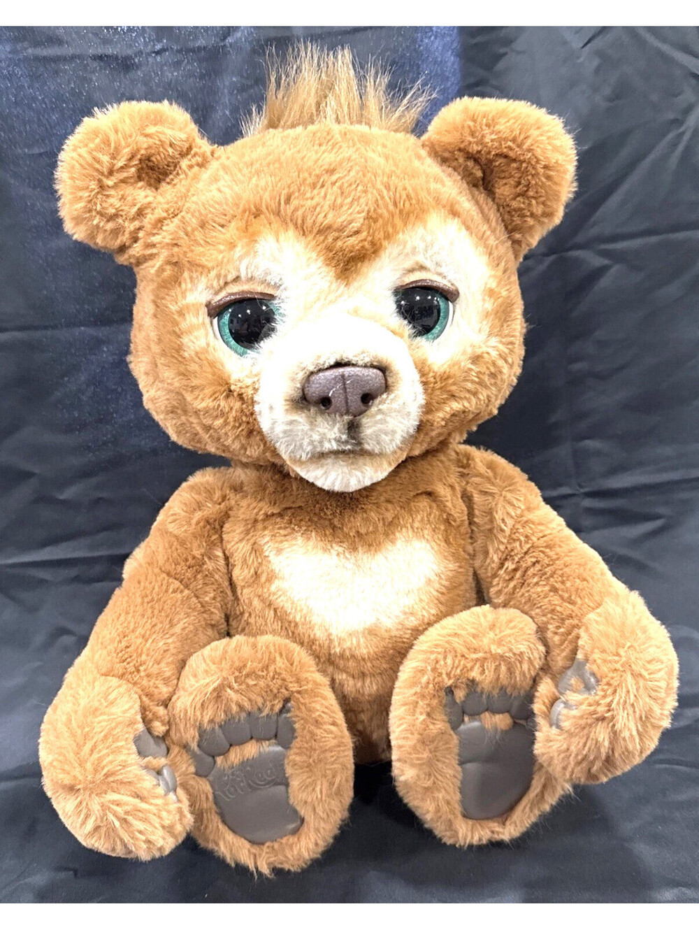 FurReal Friend Cubby The Curious Teddy Bear Interactive Plush Toy Hasbro Works